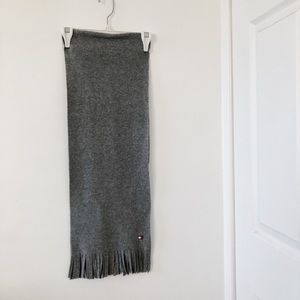 Plain grey scarf